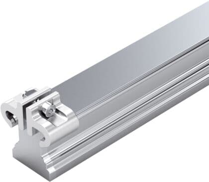 Guia linear com fita e caps de metal Bosch Rexroth