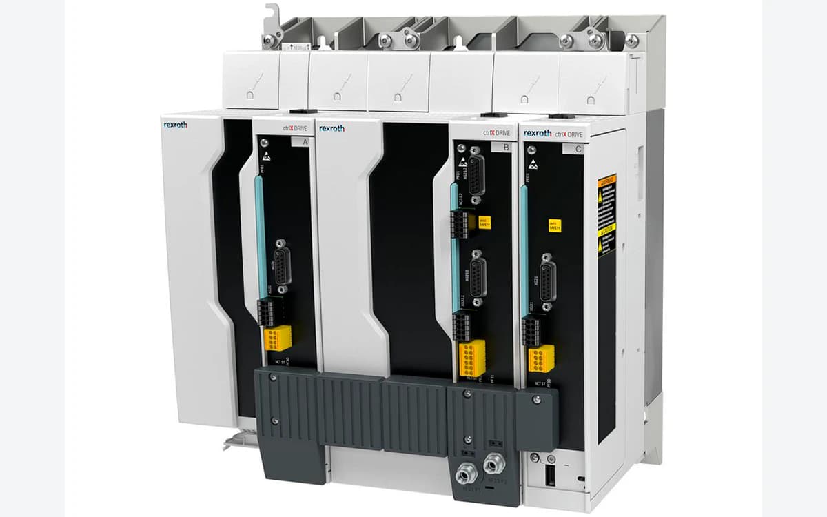 Servo drive industrial Bosch Rexroth representando o serviço de reparo