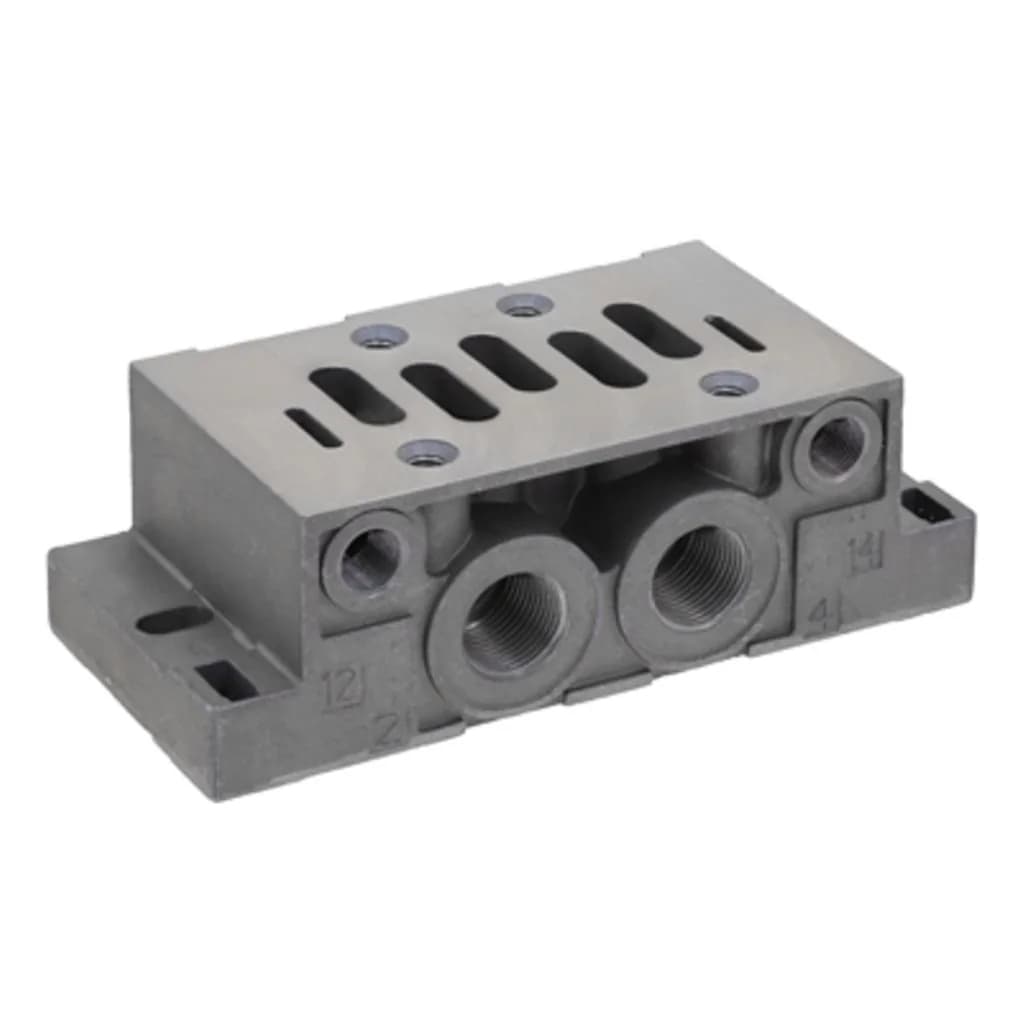 Placa base unitária G 1/4", Aventics, código 1825503143